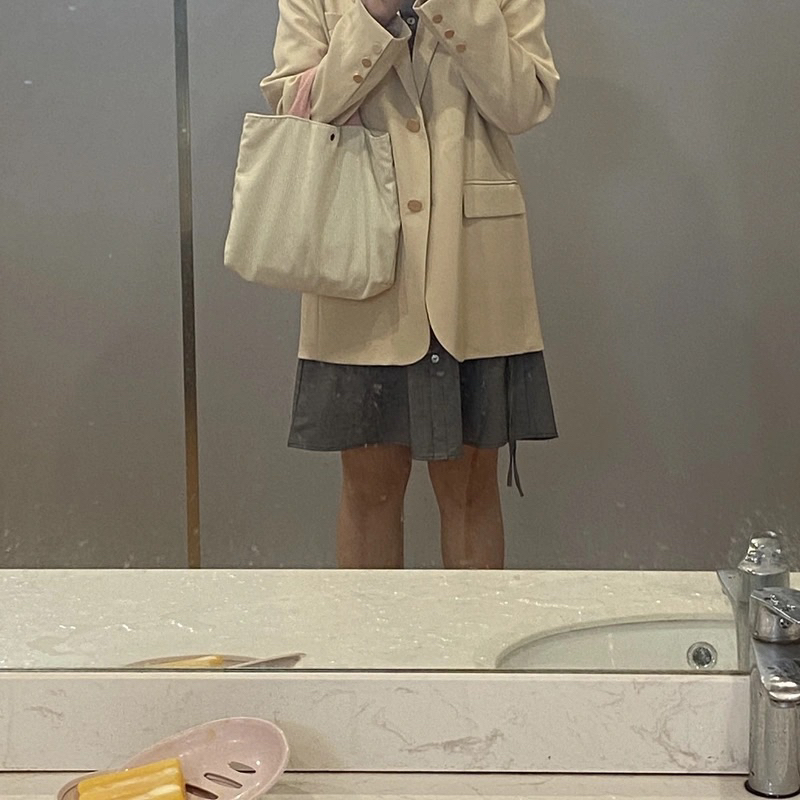 ÁO KHOÁC BLAZER CÓ ĐỆM VAI PHONG CÁCH HÀN QUỐC