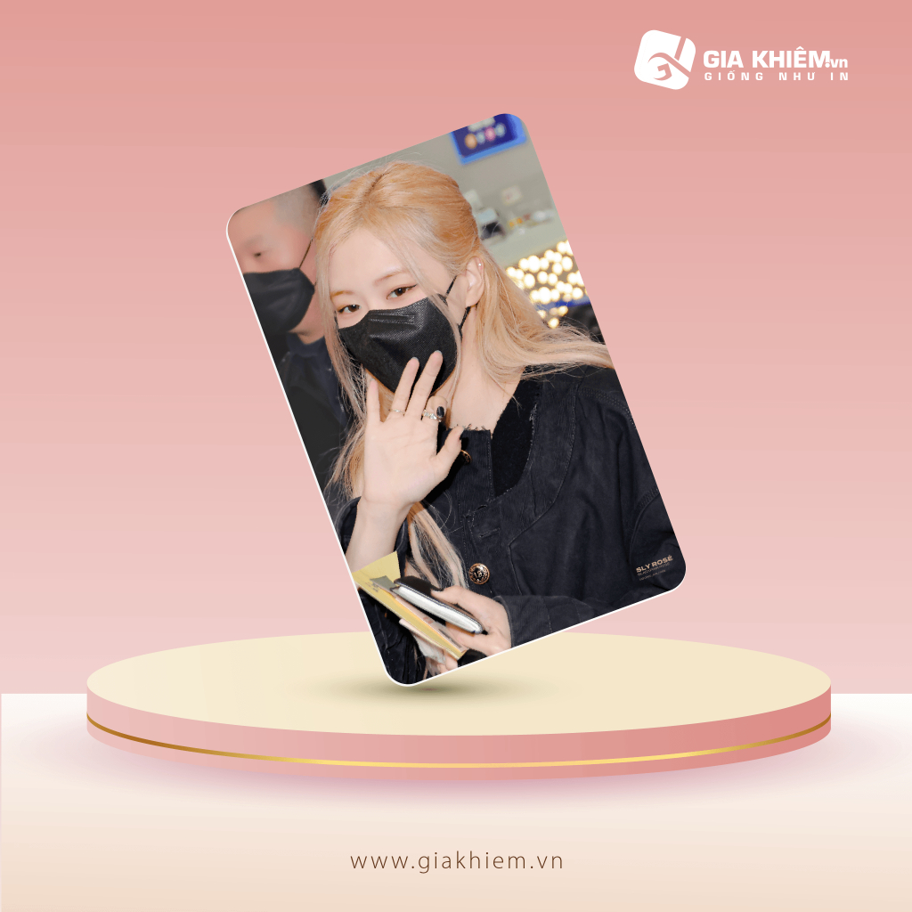 Card bơi BLACKPINK  Card nhựa dày như thẻ ATM CCCD