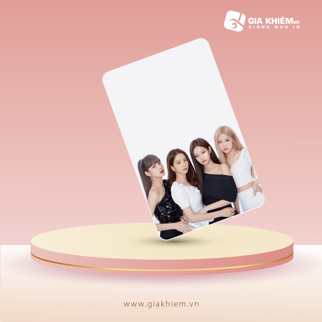 Card bơi BLACKPINK  Card nhựa dày như thẻ ATM CCCD