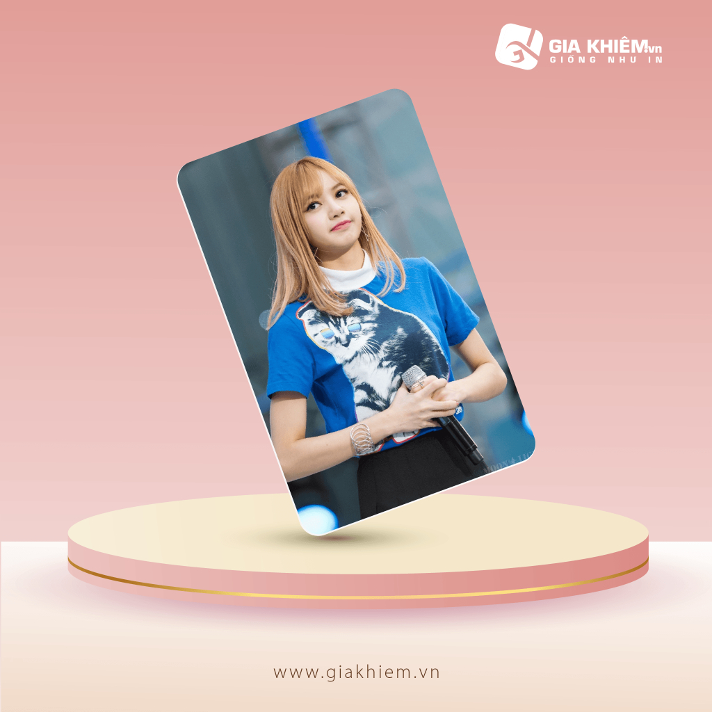 Card bơi BLACKPINK  Card nhựa dày như thẻ ATM CCCD