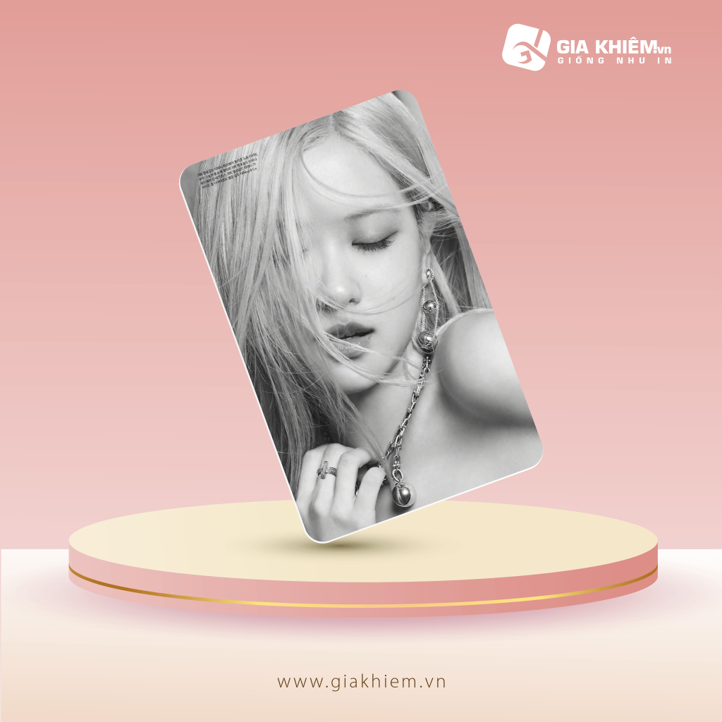 Card bơi BLACKPINK  Card nhựa dày như thẻ ATM CCCD