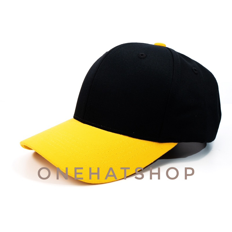 Nón lưỡi trai Hottrend Vải đen mịn vành vàng brand One Hat chất lượng cao