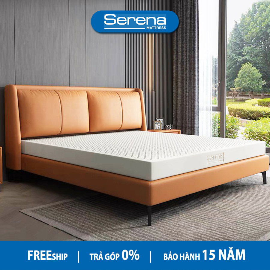 Nệm Cao Su Non Luxury Thiên Nhiên SERENA Cao Cấp Đệm Nệm Cao Su Tự Nhiên Dày 5cm 10cm Nằm Ngủ Chính Hãng