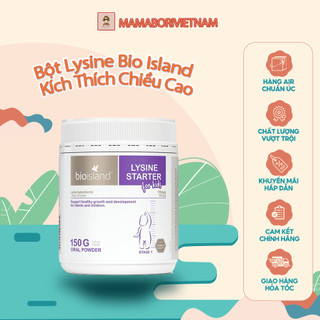 [Hàng chuẩn Air - Cam kết chính hãng ] Bột Lysine Bio Island tăng đề kháng kích thích chiều cao cho bé từ 7m
