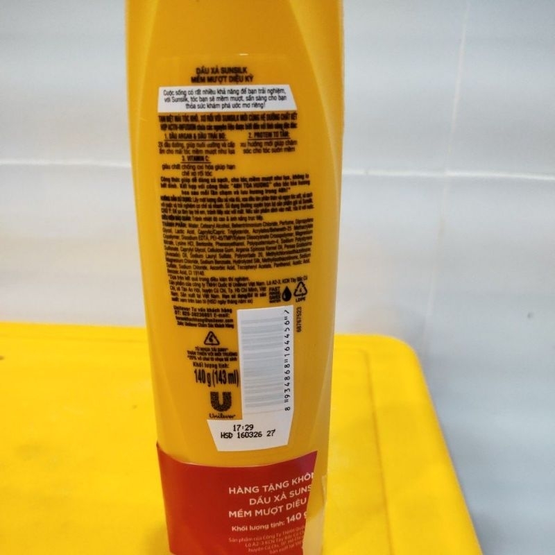 Dầu xả sunsilk 140