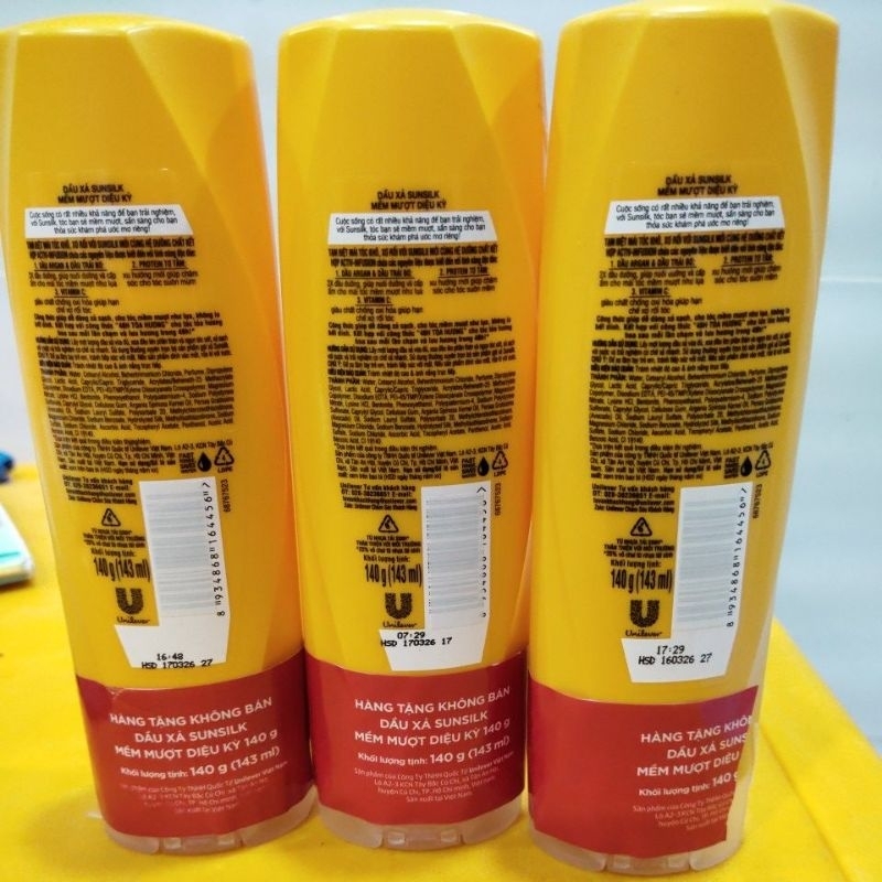 Dầu xả sunsilk 140