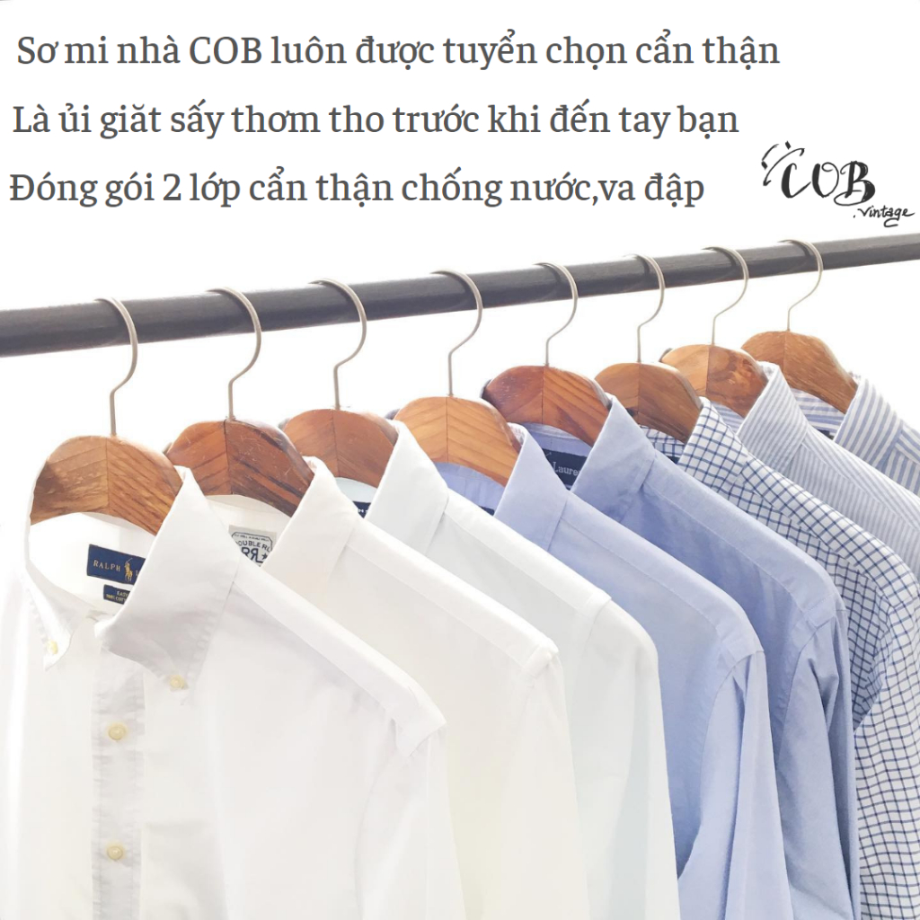 Áo sơ mi trắng casual, công sở Nhật,Hàn - secondhand  - COB.vintage