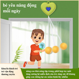 Bộ đồ chơi đánh bóng bàn luyện tập khả năng phản xạ và vận động cho trẻ
