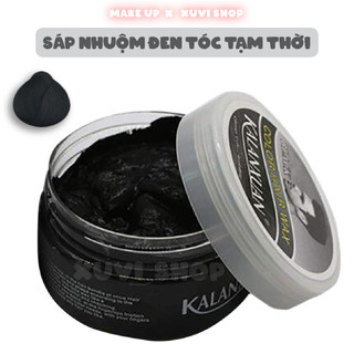 Sáp Nhuộm Tóc Đen Tạm Thời Wax Đổi Màu Tóc KALANXUAN Sáp Vuốt Tóc Màu Đen Nam Nữ XUVI SHOP