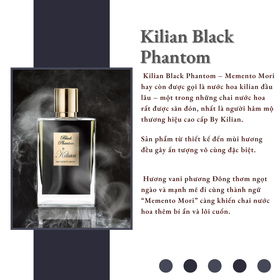 [Mẫu Thử]  10ml Nước hoa Kilian Black Phantom Memento Mori | Nước hoa Unisex chính hãng | Delimaperfume | BigBuy360 - bigbuy360.vn