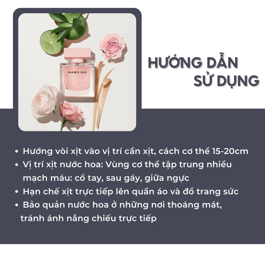 [Mẫu Thử] 10ml Nước hoa Narciso Rodriguez Cristal EDP | Nước hoa nữ chính hãng | Delimaperfume | BigBuy360 - bigbuy360.vn