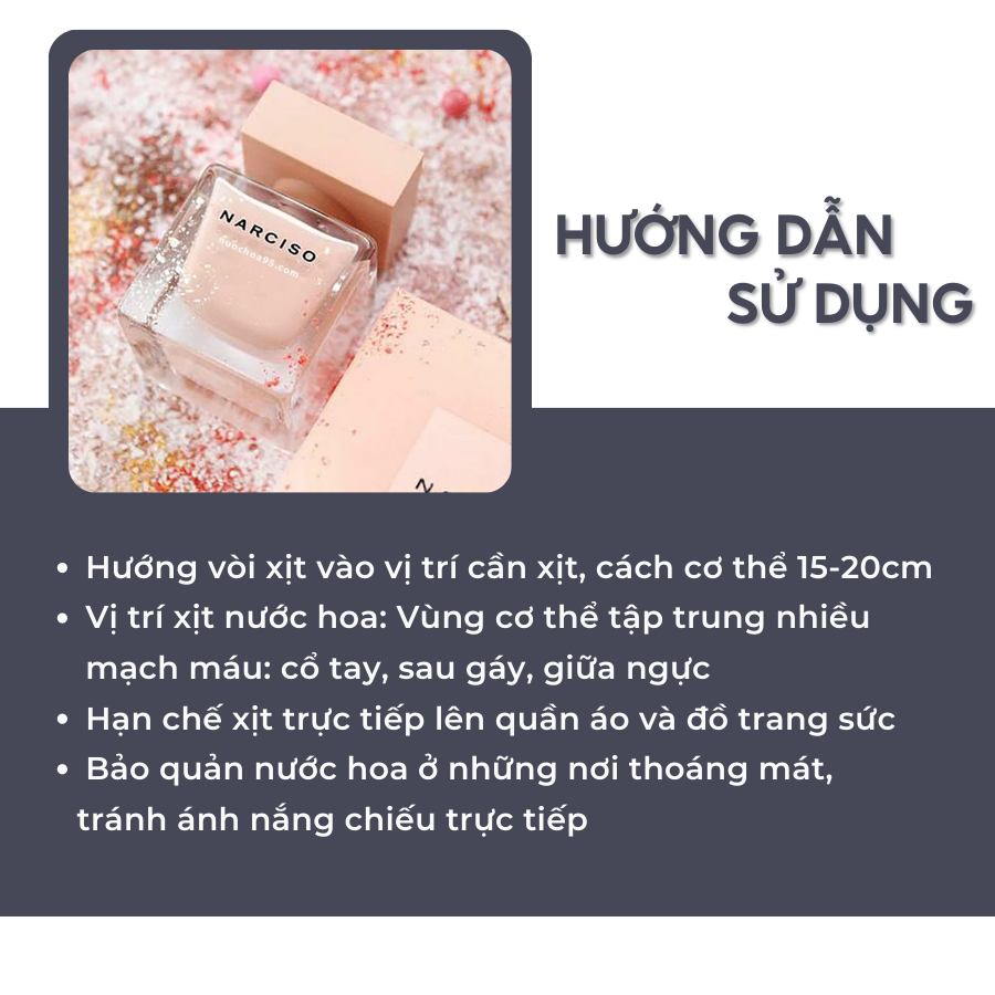 [Mẫu Thử] 10ml  Nước hoa Narciso Rodriguez Poudree | Nước hoa nữ chính hãng | Delimaperfume | BigBuy360 - bigbuy360.vn
