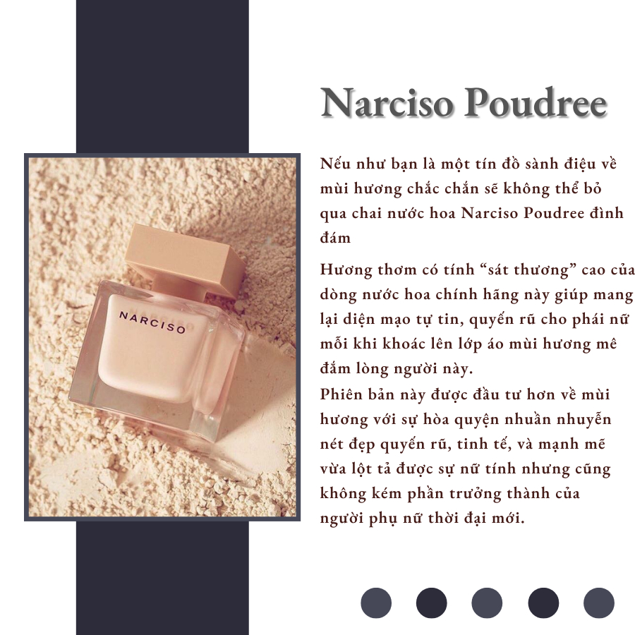 [Mẫu Thử] 10ml  Nước hoa Narciso Rodriguez Poudree | Nước hoa nữ chính hãng | Delimaperfume | BigBuy360 - bigbuy360.vn