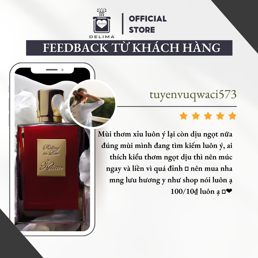 [Mẫu Thử] 10ml  Nước hoa Kilian A Kiss From A Rose | Nước hoa nữ chính hãng | Delimaperfume | BigBuy360 - bigbuy360.vn