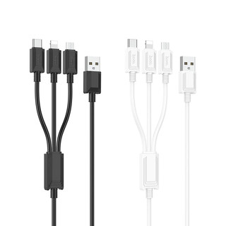 Cáp sạc 3 đầu Hoco X74 (3in1)