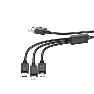 Cáp sạc 3 đầu Hoco X74 (3in1)