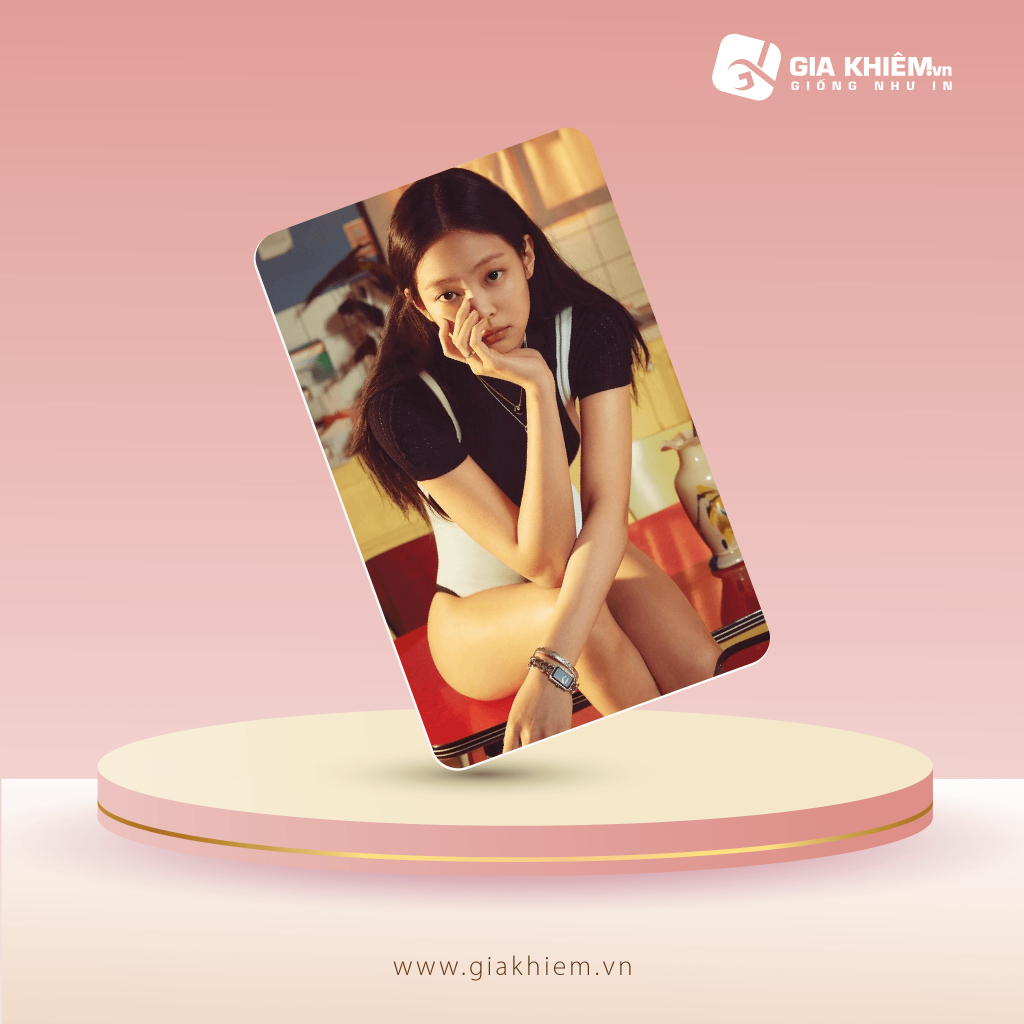 Card bơi BLACKPINK  Card nhựa dày như thẻ ATM CCCD