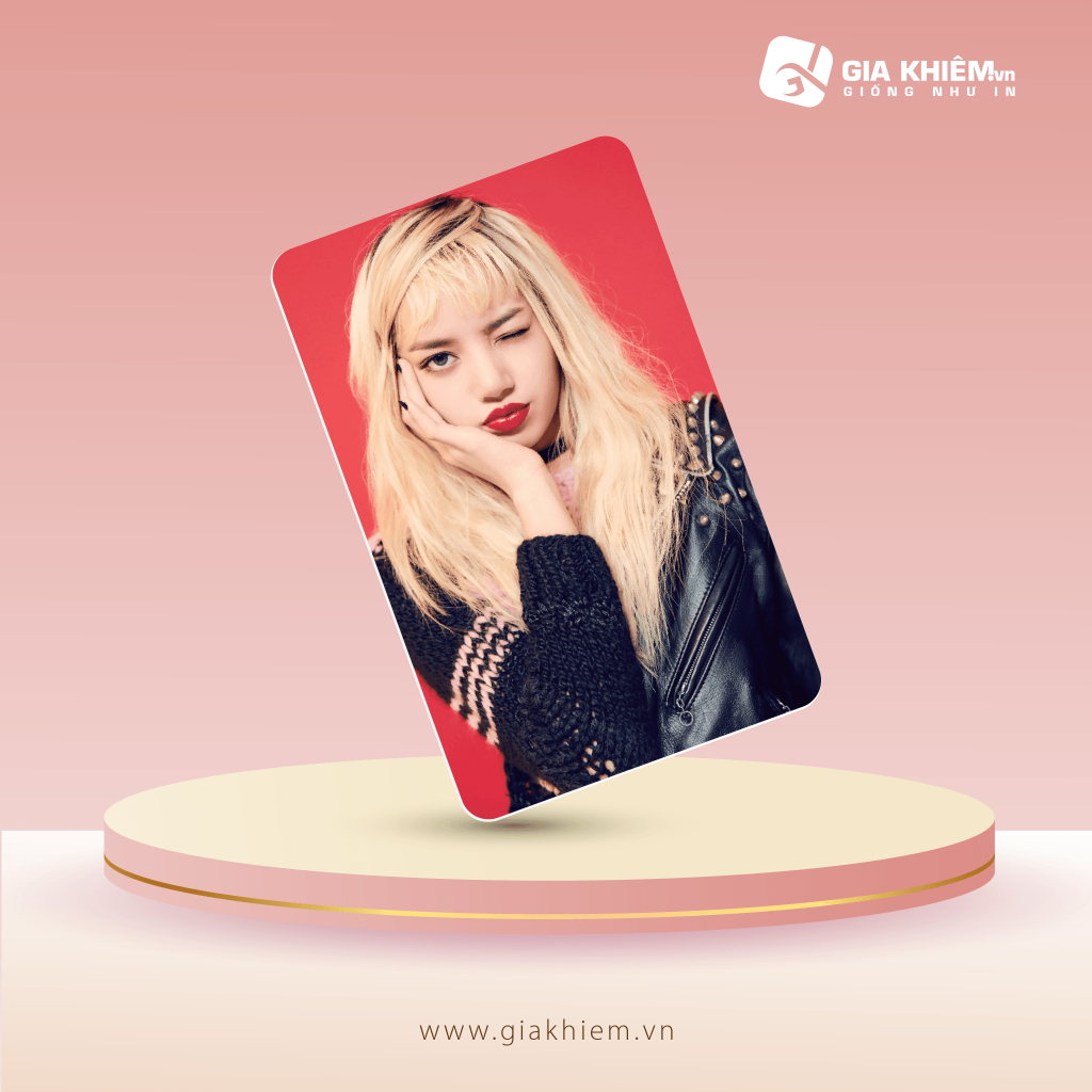 Card bơi BLACKPINK  Card nhựa dày như thẻ ATM CCCD