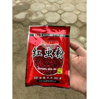 Mồi Bột Trùn Chỉ Đỏ Siêu Nhạy