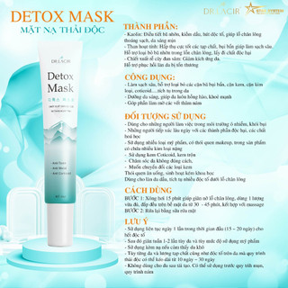 Mặt nạ thải độc dr.lacir detox mask 35g