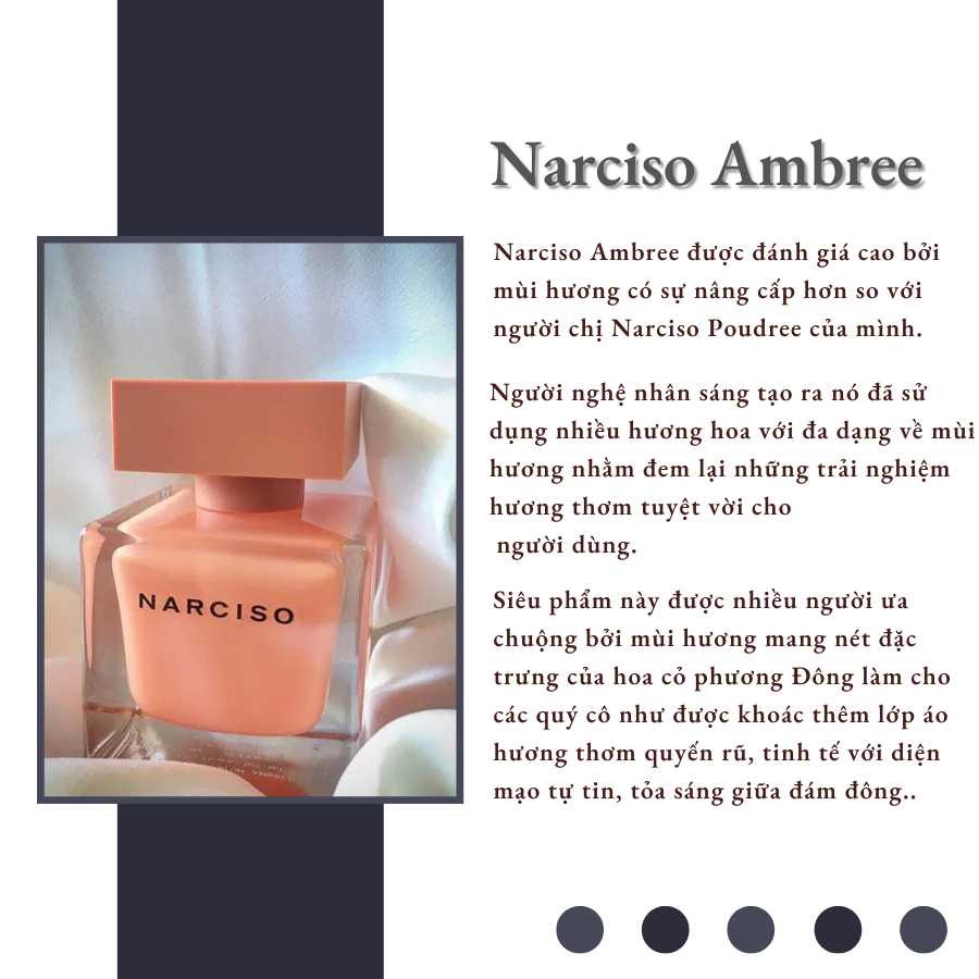 [Mẫu Thử] 10ml Nước hoa Narciso Ambree | Nước hoa nữ chính hãng | Delimaperfume | BigBuy360 - bigbuy360.vn