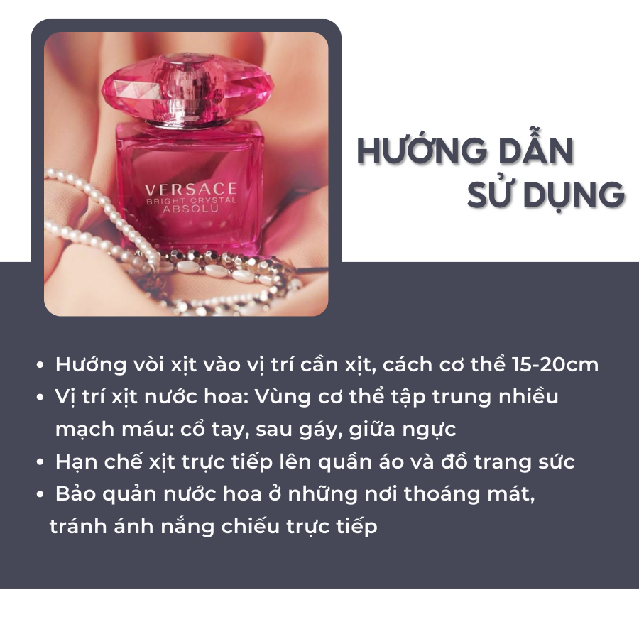[Mẫu Thử] 10ml Nước hoa Versace Bright Crystal | Nước hoa nữ chính hãng | Delimaperfume | BigBuy360 - bigbuy360.vn