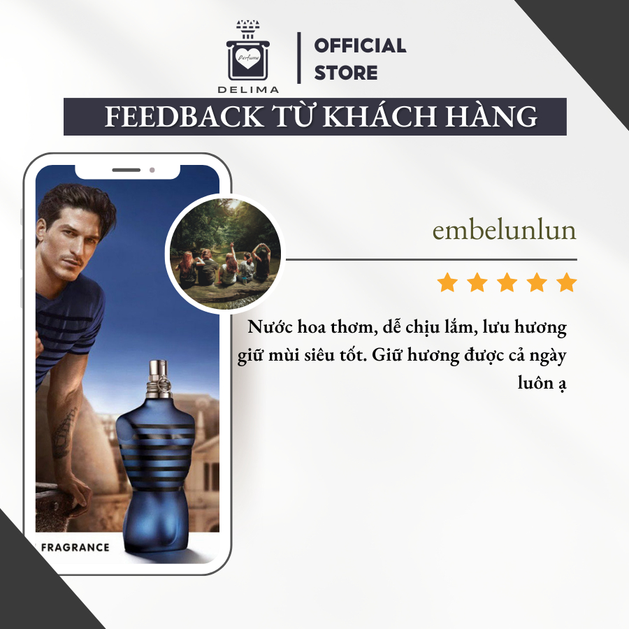 [Mẫu Thử] 10ml Nước hoa JPG Ultra Male Intense | Nước hoa nam chính hãng | Delimaperfume | BigBuy360 - bigbuy360.vn