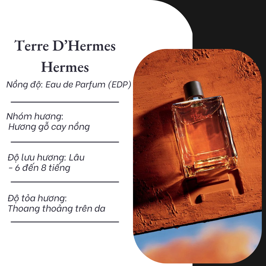 [Mẫu Thử]10ml Nước hoa Terre D’Hermes Hermes Nước hoa nam chính hãng |Delimaperfume | BigBuy360 - bigbuy360.vn