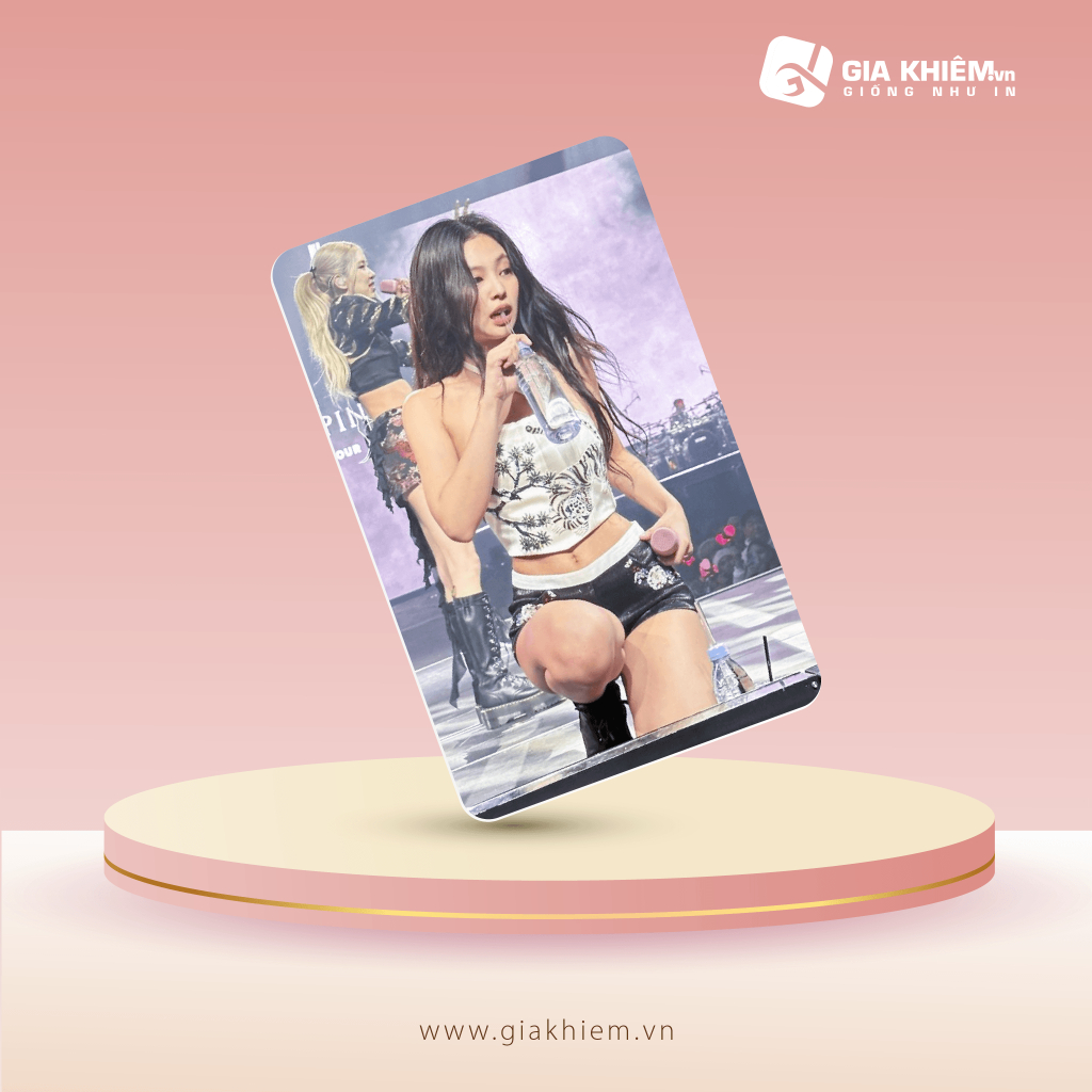 Card bơi BLACKPINK  Card nhựa dày như thẻ ATM CCCD