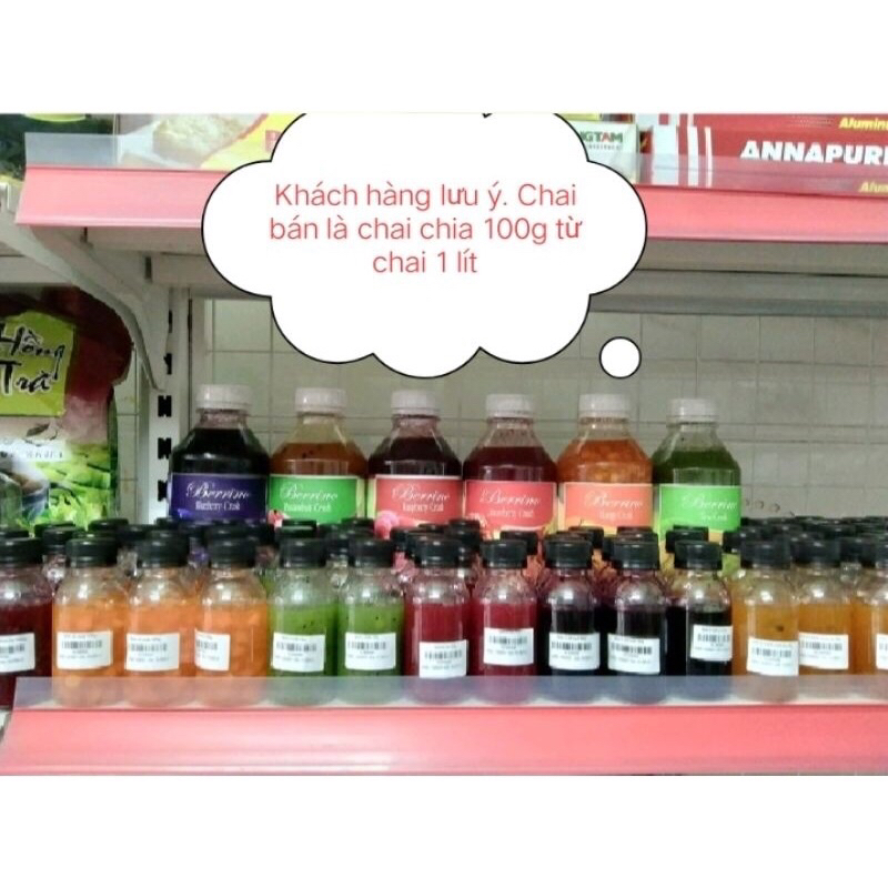 Sinh tố Berrino làm sữa chua, trà sữa....