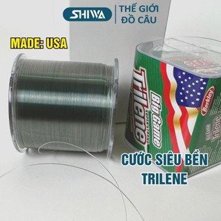 Cước Câu Cá Siêu Bền ĐỦ SIZE LOẠI TỐT Tải 5-30kg - Dây Câu Cá CHỐNG XOẮN Cước Tàng Hình TRILENE (Màu Xám) - Đồ Câu SHIWA