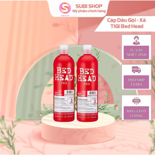 [TIGI] Cặp Dầu Gội - Xả TIGI Bed Head Màu Đỏ Chính Hiệu Siêu Mượt Tóc 1500ml/ cặp
