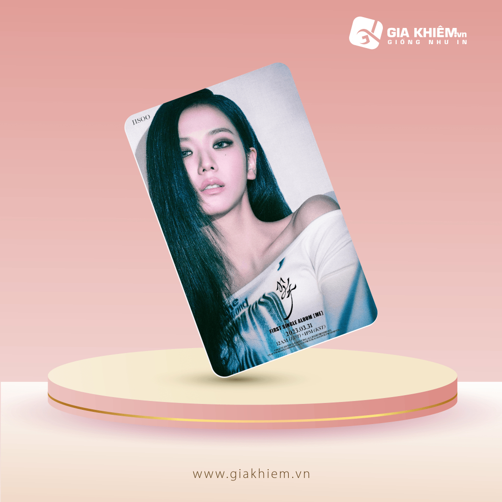 Card bơi BLACKPINK  Card nhựa dày như thẻ ATM CCCD