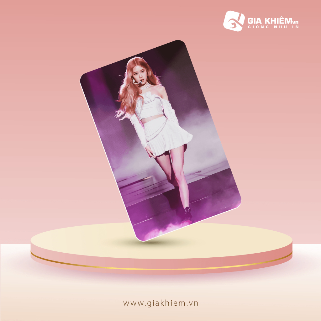 Card bơi BLACKPINK  Card nhựa dày như thẻ ATM CCCD