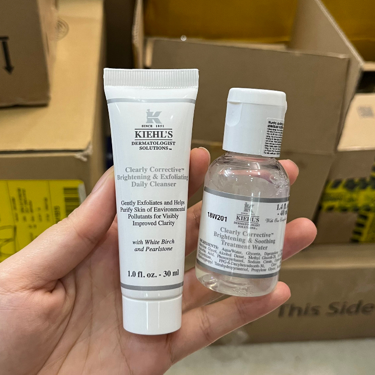 Combo Sữa Rửa Mặt & Toner Hoa Cúc Calendula Herbal Extract, Calendula Deep Cleansing Foaming Face Wash