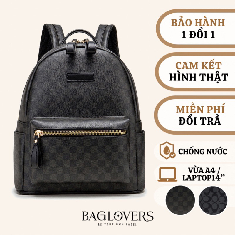 BALO DA UNISEX CAO CẤP - HS SV - CHỐNG NƯỚC - DANIEL BACKPACK