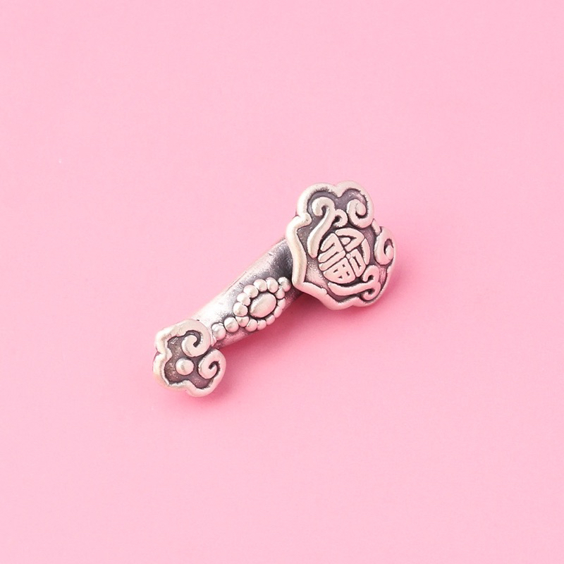 [S925] Charm bạc 3D gậy như ý - MH778