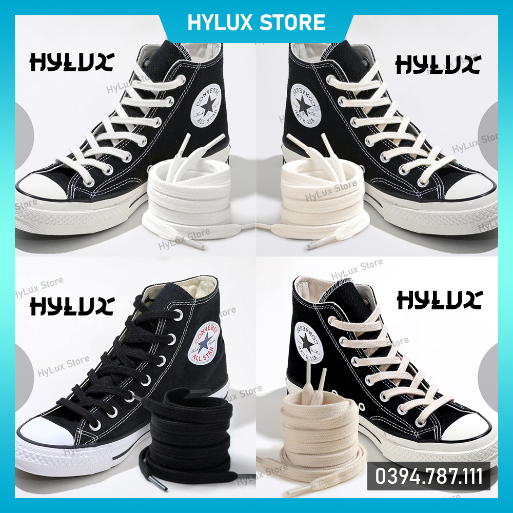 Dây giày Converse 1970s cổ cao, cổ thấp, Xvessell cao cấp 4 màu