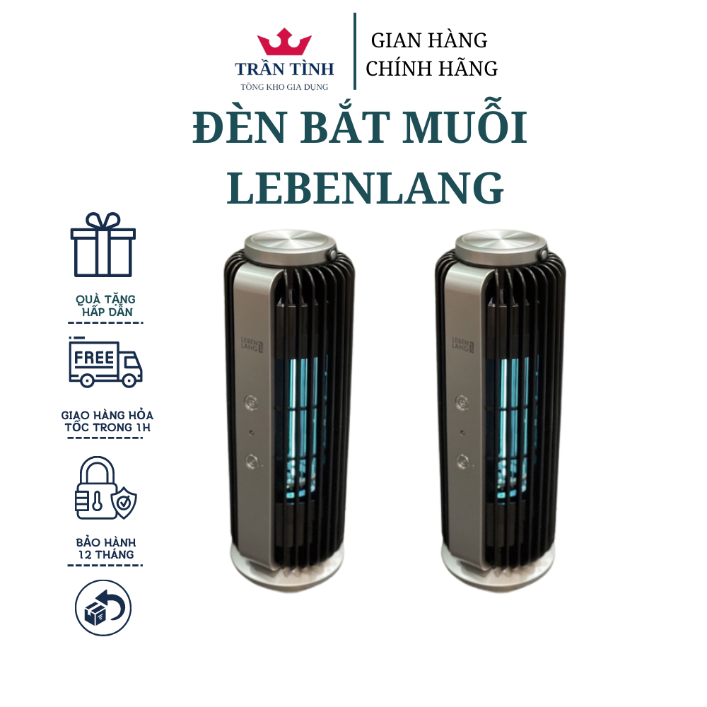 ĐÈN BẮT MUỖI LEBENLANG LBL2308 - Thương hiệu Đức 2 chế độ BH 24 tháng