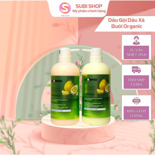Bộ dầu gội dầu xả bưởi organic giúp mọc tóc giảm rụng tóc phục hồi hư tổn selena 800ml