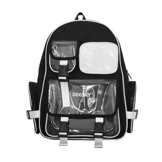 Balo Basic Degrey Trắng + Tặng kèm tag, giấy thơm - Kamex backpack