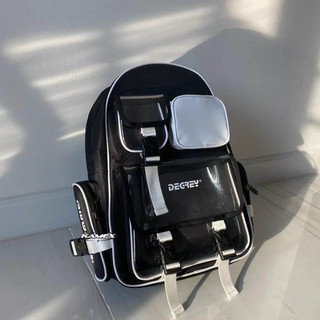 Balo Basic Degrey Trắng + Tặng kèm tag, giấy thơm - Kamex backpack