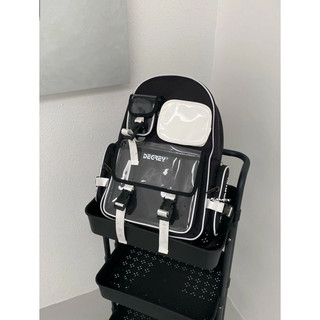 Balo Basic Degrey Trắng + Tặng kèm tag, giấy thơm - Kamex backpack