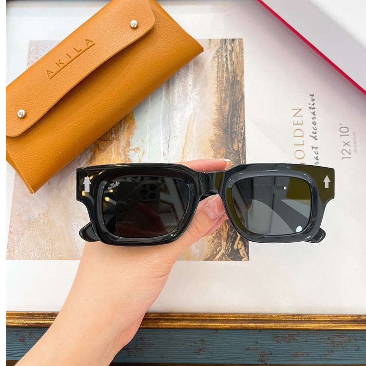 Kính mát nam nữ KUBORAUM MOSCOT xuất xịn , Mắt vuông dày dặn thời trang