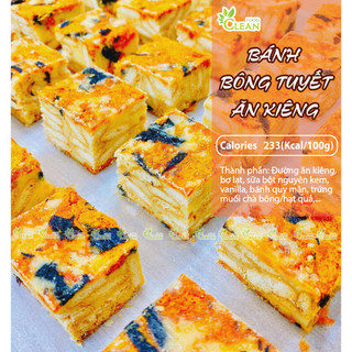 Bánh Bông Tuyết đường ăn kiêng CleanFood 500g
