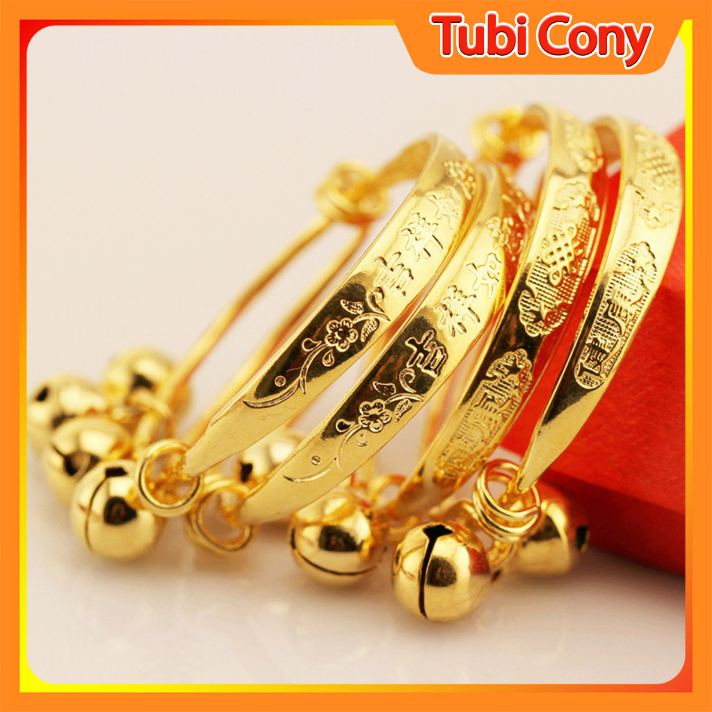 Vòng tay trẻ em chuông vàng cát việt thông minh trường thọ phú quý