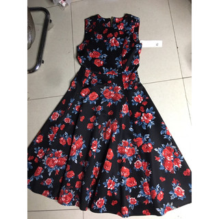 Đầm midi hoa  Ck dư xịn( mẫu mới nhất)2,4,6,8