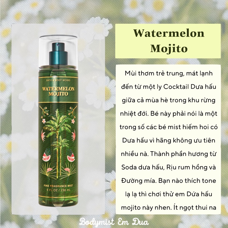Xịt Thơm Toàn Thân - WATERMELON MOJITO