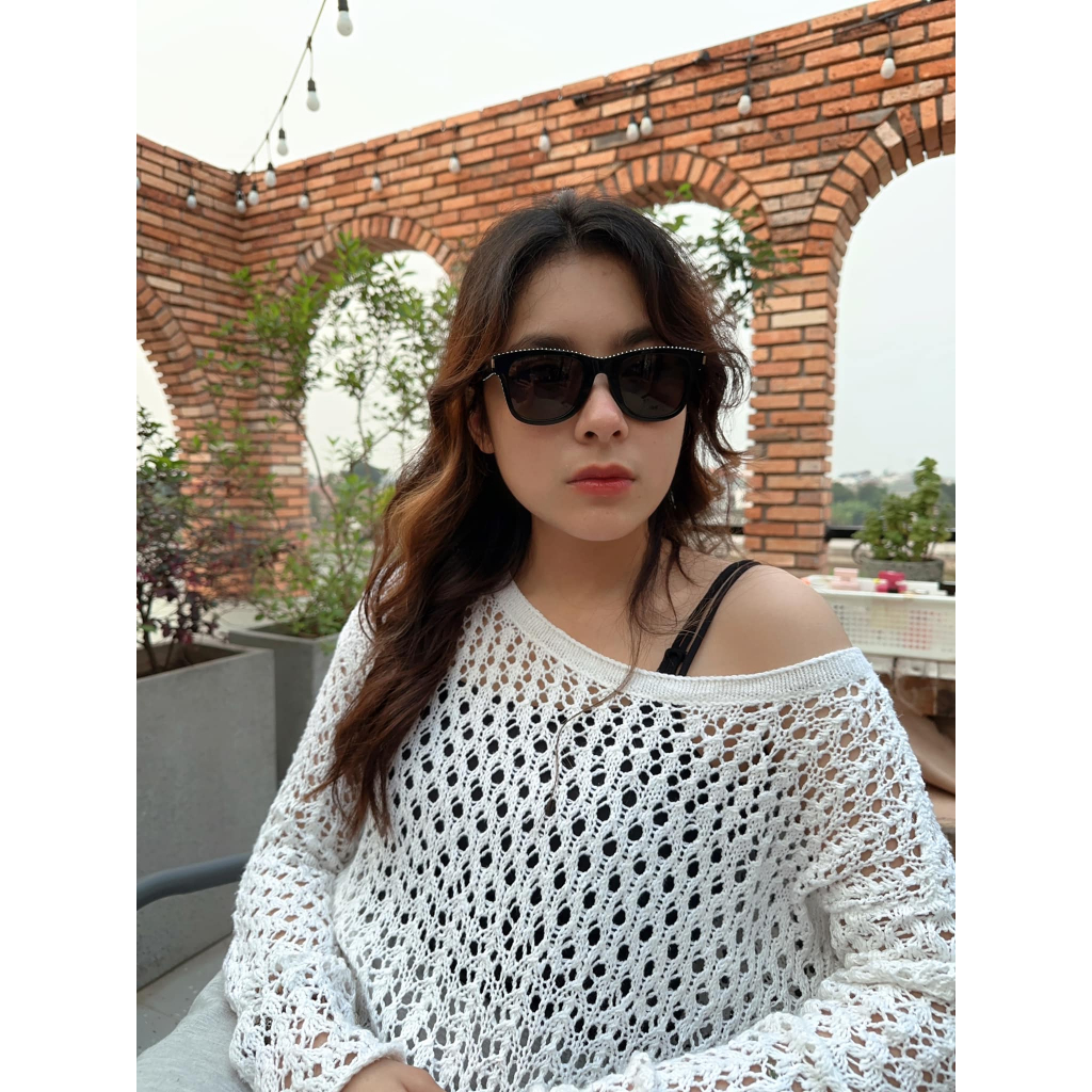 Kính mát Saint Laurent viền đen mắt xám SL51/F Black