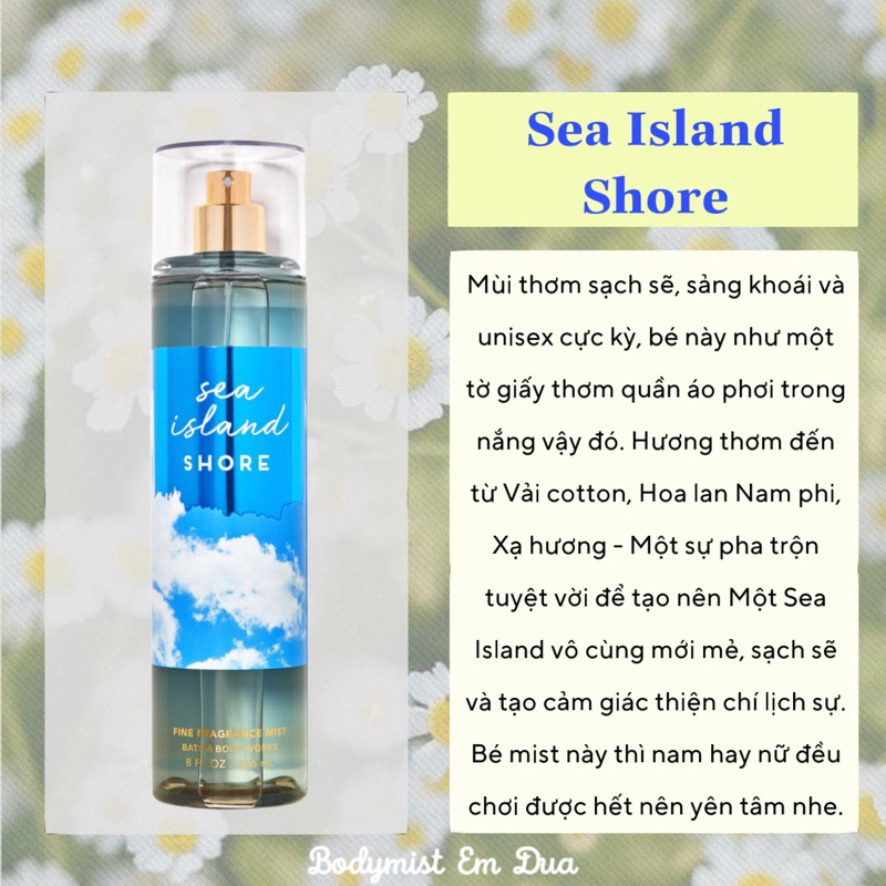 Xịt Thơm Toàn Thân - SEA ISLAND SHORE